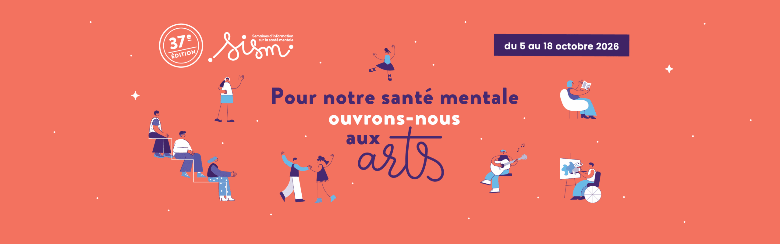 Bandeau de l'édition 2026 des Semaines d'information sur la santé mentale